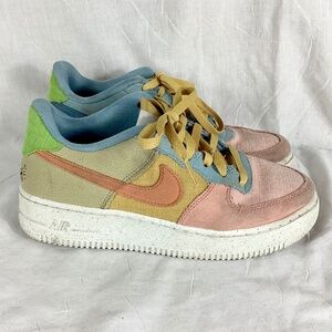 Nike Air Force 1 Low LV8 Next Nature Sun Club Youth Shoes Size 6.5Y DM0984-700
